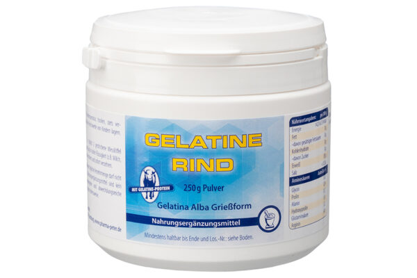 Gelatine – Rind Pulver