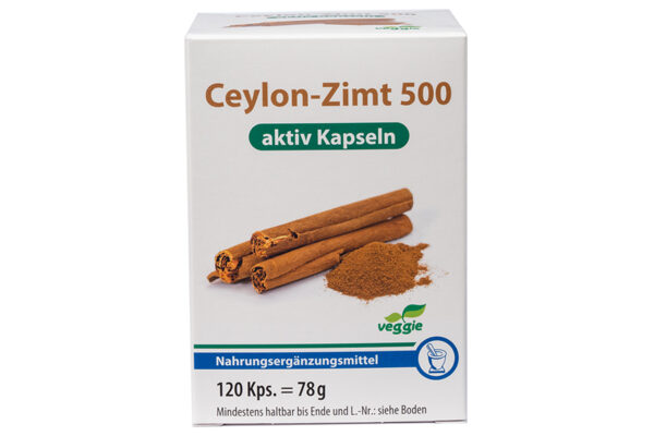 Ceylon-Zimt 500 aktiv 120 Kapseln