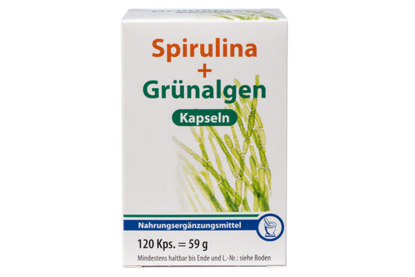 Spirulina + Grünalgen Kapseln